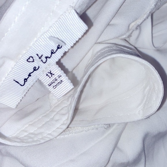 Love tree white button down size 1X shirt - Picture 5 of 7